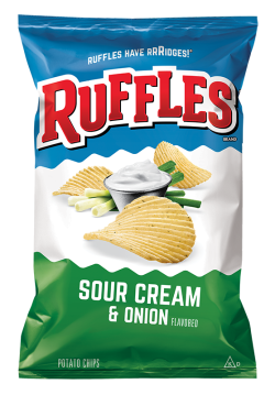 RUFFLES® Sour Cream & Onion Flavored Potato Chips