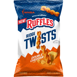 RUFFLES® Ridge Twists™ Double Cheddar